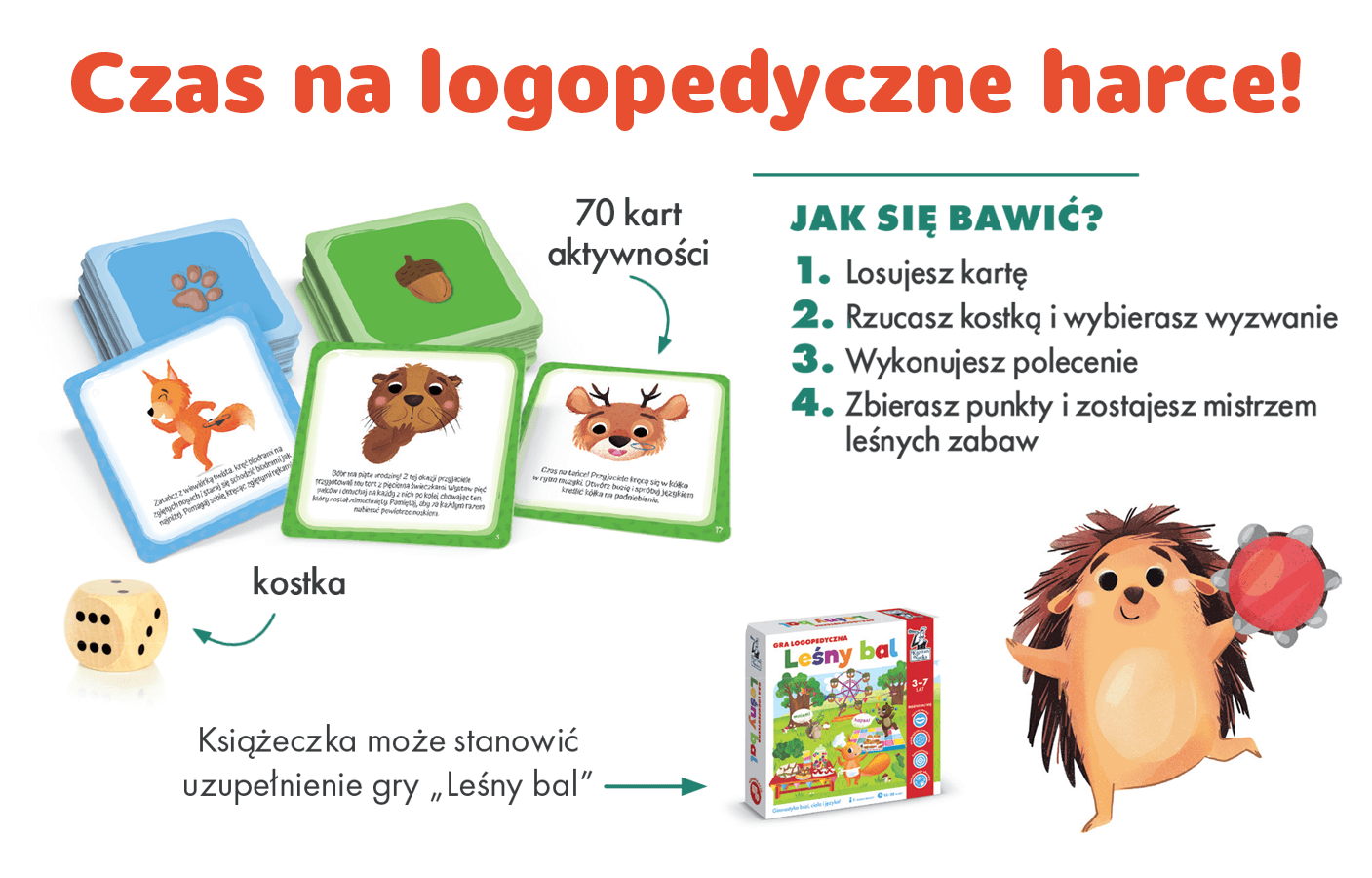 Zabawy logopedyczne. Leśne harce; Kapitan Nauka; ćwiczenia logopedyczne; Gry logopedyczne; gry edukacyjne